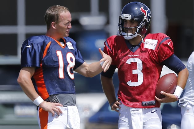 Tom Savage Soaks in Advice from Manning