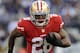 San Francisco 49ers running back Carlos Hyde rushes the ball in the first half of an NFL preseason football game against the Baltimore Ravens, Thursday, Aug. 7, 2014, in Baltimore. (AP Photo/Gail Burton)