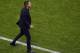 Atletico's coach Diego Simeone shouts during the Champions League final soccer match between Atletico Madrid and Real Madrid in Lisbon, Portugal, Saturday, May 24, 2014. (AP Photo/Paulo Duarte)