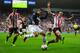 SUNDERLAND, ENGLAND - OCTOBER 05: Robin van Persie of Manchester United is challenged by John O'Shea of Sunderland during the Barclays Premier League match between Sunderland and Manchester United at the Stadium of Light on October 5, 2013 in Sunderland, England. (Photo by Laurence Griffiths/Getty Images)