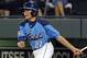 Las Vegas' Brennan Holligan (27) drives in two runs with a double during the fourth inning of a baseball game against Rapid City, South Dakota in United States pool play at the Little League World Series tournament in South Williamsport, Pa., Thursday, Aug. 14, 2014. (AP Photo/Gene J. Puskar)