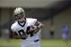 New Orleans Saints wide receiver Kenny Stills (84) catches during minicamp at their NFL football training facility in Metairie, La., Thursday, June 12, 2014. (AP Photo/Gerald Herbert)