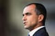 LIVERPOOL, ENGLAND - AUGUST 23: Everton Manager Roberto Martinez looks on prior to the Barclays Premier League match between Everton and Arsenal at Goodison Park on August 23, 2014 in Liverpool, England. (Photo by Laurence Griffiths/Getty Images)
