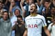 LONDON, ENGLAND - AUGUST 24: Nacer Chadli of Spurs celebrates scoring his second goal during the Barclays Premier League match between Tottenham Hotspur and Queens Park Rangers at White Hart Lane on August 24, 2014 in London, England. (Photo by Jamie McDonald/Getty Images)