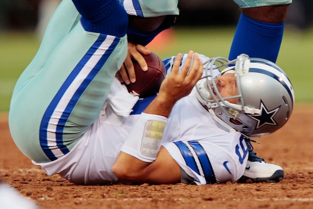 Jones 'Concerned' After Romo Sacked Three Times