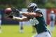 Philadelphia Eagles tight end Zach Ertz catches a pass during NFL football training camp Thursday, July 31, 2014, in Philadelphia. (AP Photo/Matt Rourke)