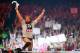 Daniel Bryan reacts during Wrestlemania XXX at the Mercedes-Benz Super Dome in New Orleans on Sunday, April 6, 2014. (Jonathan Bachman/AP Images for WWE)