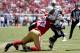SANTA CLARA, CA - AUGUST 24: Running back Ryan Mathews #24 of the San Diego Chargers gets hit by line backer Patrick Willis #52 of the San Francisco 49ers during the second quarter of their preseason game at Levi's Stadium on August 24, 2014 in Santa Clara, California. (Photo by Thearon W. Henderson/Getty Images)
