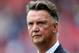 Manchester United's manager Louis Van Gaal looks on ahead of their English Premier League soccer match against Sunderland at the Stadium of Light, Sunderland, England, Sunday, Aug. 24, 2014. (AP Photo/Scott Heppell)