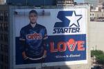 Retro Kevin Love Banner Hits Cleveland
