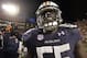 Nov 30, 2013; Auburn, AL, USA; Auburn Tigers defensive end Carl Lawson (55) reacts after defeating the Alabama Crimson Tide during the fourth quarter at Jordan Hare Stadium. Auburn Tigers won 34-28. Mandatory Credit: John Reed-USA TODAY Sports