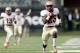 Florida State defensive back Nate Andrews (29) runs back an interception for a touchdown against Wake Forest in the first half of an NCAA college football game in Winston-Salem, N.C., Saturday, Nov. 9, 2013. (AP Photo/Nell Redmond)