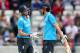 BIRMINGHAM, ENGLAND - JUNE 03: England's Alastair Cook celebrates his half century with Joe Root during the 5th ODI: Royal London One Day International at Edgbaston on June 3, 2014 in Birmingham, England. (Photo by Scott Heavey/Getty Images)