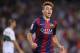 FC Barcelona's Munir reacts after scoring against Elche during a Spanish La Liga soccer match at the Camp Nou stadium in Barcelona, Spain, Sunday, Aug. 24, 2014. (AP Photo/Manu Fernandez)