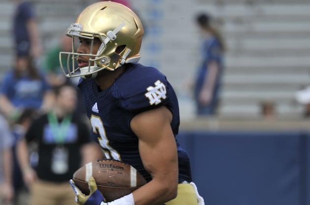 Amir Carlisle Flourishing in New Role for Notre Dame