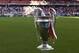 A view of the Champions League trophy, prior to the start of the Champions League final soccer match between Atletico Madrid and Real Madrid, at the Luz stadium, in Lisbon, Portugal, Saturday, May 24, 2014. (AP Photo/Francisco Seco)