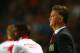 MILTON KEYNES, ENGLAND - AUGUST 26: Manager Louis van Gaal of Manchester United looks dejected after the Capital One Cup Second Round match between MK Dons and Manchester United at Stadium mk on August 26, 2014 in Milton Keynes, England. (Photo by Clive Mason/Getty Images)