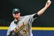 ATLANTA, GA - AUGUST 17: Jon Lester #31 of the Oakland Athletics throws a first inning pitch against the Atlanta Braves at Turner Field on August 17, 2014 in Atlanta, Georgia. (Photo by Scott Cunningham/Getty Images)