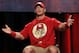 WWE 2K15 cover Superstar John Cena attends the WWE 2K15 SummerSlam Confidential Panel at Club Nokia, on Saturday, August 16, 2014 in Los Angeles. (Photo by Todd Williamson/Invision for 2K/AP Images)