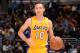 LOS ANGELES, CA - APRIL 1: Steve Nash #10 of the Los Angeles Lakers dribbles the ball against the Portland Trail Blazers at Staples Center on April 1, 2014 in Los Angeles, California. NOTE TO USER: User expressly acknowledges and agrees that, by downloading and/or using this Photograph, user is consenting to the terms and conditions of the Getty Images License Agreement. Mandatory Copyright Notice: Copyright 2014 NBAE (Photo by Andrew D. Bernstein/NBAE via Getty Images)