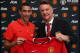 Di Maria with Louis Van Gaal