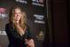 HONG KONG - AUGUST 20: UFC women's bantamweight champion Ronda Rousey at a Q&A session during the Macao UFC Fight Night Press Conference at the Four Season Hotel on August 20, 2014 in Hong Kong. (Photo by Anthony Kwan/Getty Images)