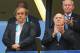 SALVADOR, BRAZIL - JUNE 16: UEFA President Michel Platini (L) and FIFA President Joseph Blatter look on during the 2014 FIFA World Cup Brazil Group G match between Germany and Portugal at Arena Fonte Nova on June 16, 2014 in Salvador, Brazil. (Photo by Martin Rose/Getty Images)