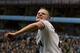 Manchester United's Tom Cleverley celebrates after scoring against Aston Villa during their English Premier League soccer match at Villa Park Stadium, Birmingham, England, Sunday Dec. 15, 2013. (AP Photo/Jon Super)