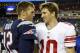 Eli Manning and Tom Brady are familiar foes.