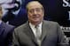 Top Rank founder and CEO Bob Arum attends a news conference in New York's Madison Square Garden, Tuesday, March 11, 2014. (AP Photo/Richard Drew)