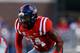 Sep 7, 2013; Oxford, MS, USA; Mississippi Rebels linebacker Keith Lewis (24) during the game against the Southeast Missouri State Redhawks at Vaught-Hemingway Stadium. Mississippi Rebels defeated the Southeast Missouri State Redhawks 31-13. Mandatory Credit: Spruce Derden-USA TODAY Sports