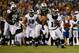 Philadelphia Eagles' Damaris Johnson runs a catch for a touchdown during the second half of an NFL preseason football game against the New York Jets, Thursday, Aug. 28, 2014, in Philadelphia. (AP Photo/Chris Szagola)