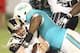 MIAMI GARDENS, FL - AUGUST 28: Defensive tackle Garrison Smith