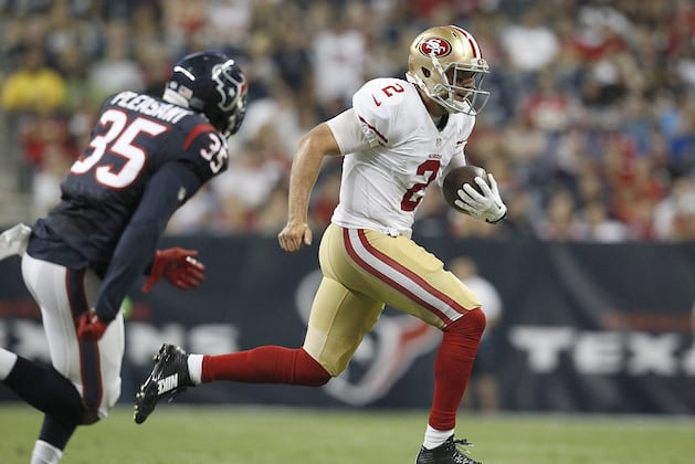 Borland Returns Pick for TD, 49ers Beat Texans