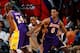 ATLANTA, GA - DECEMBER 16: Nick Young #0 of the Los Angeles Lakers drives Jeff Teague #0 of the Atlanta Hawks into a screen set by Kobe Bryant #24 at Philips Arena on December 16, 2013 in Atlanta, Georgia. NOTE TO USER: User expressly acknowledges and agrees that, by downloading and or using this photograph, User is consenting to the terms and conditions of the Getty Images License Agreement. (Photo by Kevin C. Cox/Getty Images)
