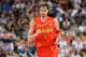 LONDON, ENGLAND - AUGUST 12: Pau Gasol #4 of Spain celebrates making a shot during the Men's Basketball gold medal game between the United States and Spain on Day 16 of the London 2012 Olympics Games at North Greenwich Arena on August 12, 2012 in London, England. (Photo by Harry How/Getty Images)