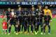 NAPLES, ITALY - AUGUST 11: The eam of Paris Saint Germain poses before the pre-season friendly match between SSC Napoli and Paris Saint-Germain FC at Stadio San Paolo on August 11, 2014 in Naples, Italy. (Photo by Giuseppe Bellini/Getty Images)