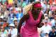 NEW YORK, NY - AUGUST 30: Serena Williams of the United States reacts against Varvara Lepchenko of the United States during their women's singles third round match on Day Six of the 2014 US Open at the USTA Billie Jean King National Tennis Center on August 30, 2014 in the Flushing neighborhood of the Queens borough of New York City. (Photo by Streeter Lecka/Getty Images)