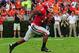 ATHENS, GA - AUGUST 30: Todd Gurley #3 of the Georgia Bulldogs returns a second-quarter kickoff for a 100-yard touchdown against the Clemson Tigers at Sanford Stadium on August 30, 2014 in Athens, Georgia. (Photo by Scott Cunningham/Getty Images)