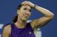 Jelena Jankovic, of Serbia, reacts during her match against Belinda Bencic, of Switzerland, in the fourth round of the 2014 U.S. Open tennis tournament, Sunday, Aug. 31, 2014, in New York. (AP Photo/Elise Amendola)