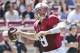 Stanford quarterback Kevin Hogan throws against UC Davis during the first half of an NCAA college football game on Saturday, Aug. 30, 2014, in Stanford, Calif. (AP Photo/Marcio Jose Sanchez)