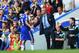 LONDON, ENGLAND - AUGUST 23: Manager Jose Mourinho of Chelsea shakes hands with Diego Costa as he is substituted during the Barclays Premier League match between Chelsea and Leicester City at Stamford Bridge on August 23, 2014 in London, England. (Photo by Jamie McDonald/Getty Images)