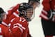 LAKE PLACID, NY - AUGUST 08: Connor McDavid #17 of Team Canada skates in warmups prior to the game against Team Sweden during the 2013 USA Hockey Junior Evaluation Camp at the Lake Placid Olympic Center on August 8, 2013 in Lake Placid, New York. (Photo by Bruce Bennett/Getty Images)
