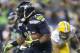 Seattle Seahawks' Marshawn Lynch carries the ball against the Green Bay Packers in the second half of an NFL football game, Monday, Sept. 24, 2012, in Seattle. (AP Photo/Ted S. Warren)