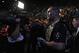 Cain Velasquez exits the octagon after defeating Junior dos Santos of Brazil in a UFC 155 heavyweight championship mixed martial arts match at the MGM Grand Garden Arena Saturday, Dec. 29, 2012 in Las Vegas. Velasquez reclaimed the title with a unanimous decision. (AP Photo/David Becker)