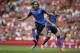 AS Monaco's Radamel Falcao shouts for the ball during the Emirates Cup soccer match between AS Monaco and Valencia at Arsenal's Emirates Stadium in London, Saturday, Aug. 2, 2014. (AP Photo/Matt Dunham)