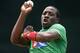 Zimbabwe's cricketer Tinashe Panyangara delivers a ball during a practice session ahead of their Cricket World Cup match against Pakistan in Pallekele, Sri Lanka, Saturday, March 12, 2011. (AP Photo/Eranga Jayawardena)