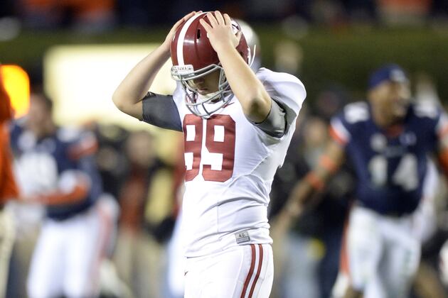 Alabama Kicker Adam Griffith Named SEC Special Teams Player of the Week
