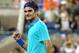 NEW YORK, NY - AUGUST 31: Roger Federer of Switzerland reacts after defeating Marcel Granollers of Spain during their men's singles third round match on Day Seven of the 2014 US Open at the USTA Billie Jean King National Tennis Center on August 31, 2014 in the Flushing neighborhood of the Queens borough of New York City. (Photo by Streeter Lecka/Getty Images)