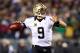 PHILADELPHIA, PA - JANUARY 04: Drew Brees #9 of the New Orleans Saints throws a pass against the Philadelphia Eagles during their NFC Wild Card Playoff game at Lincoln Financial Field on January 4, 2014 in Philadelphia, Pennsylvania. (Photo by Elsa/Getty Images)